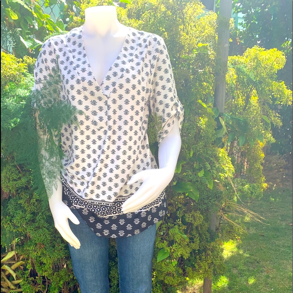 Women’s print tunic top